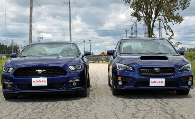 2015 Ford Mustang EcoBoost vs Subaru WRX News