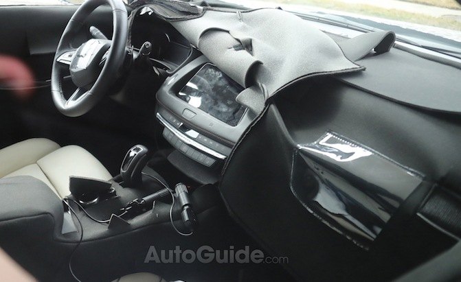 Cadillac XT4 Interior Partially Revealed in Latest Spy Shots