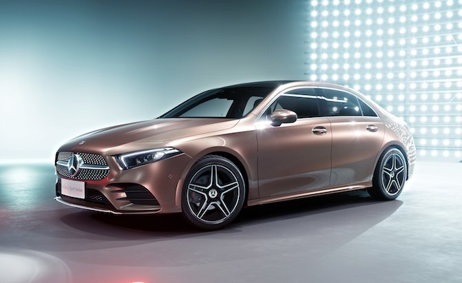 Mercedes-Benz A Class L is a Small Stretch Sedan for China Only