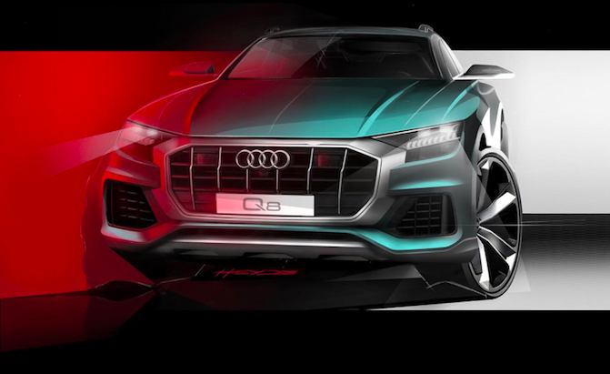 2019 Audi Q8 Previewed With Yet Another Design Sketch