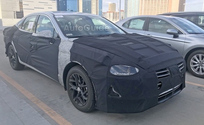 2020 Hyundai Sonata Spied for the First Time Ever