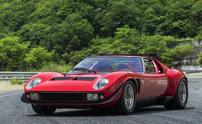 This is the World’s only Lamborghini Miura SVR