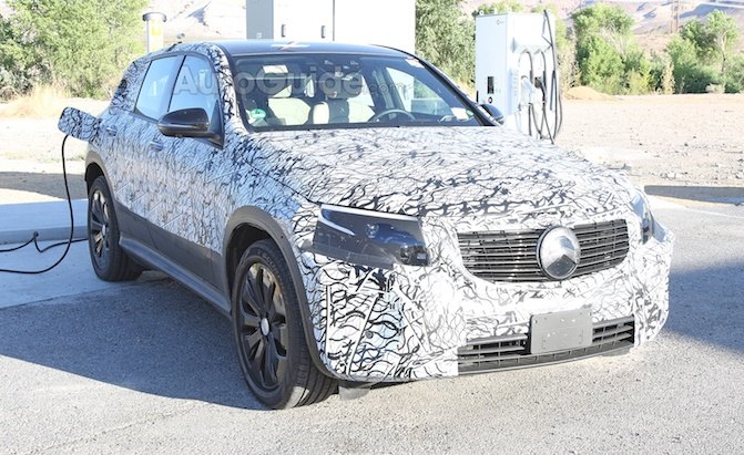 Mercedes-Benz EQ C Electric Crossover Caught Testing Again