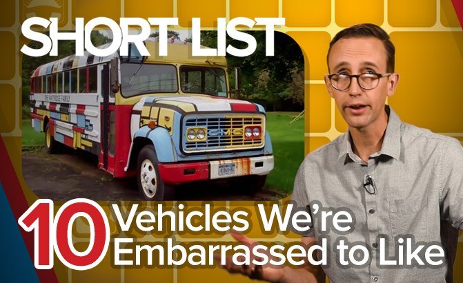 Top 10 Vehicles We’re Embarrassed to Like – THE SHORT LIST