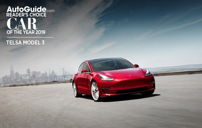 Tesla Model 3 Wins AutoGuide.com 2019 Reader’s Choice Car of the Year