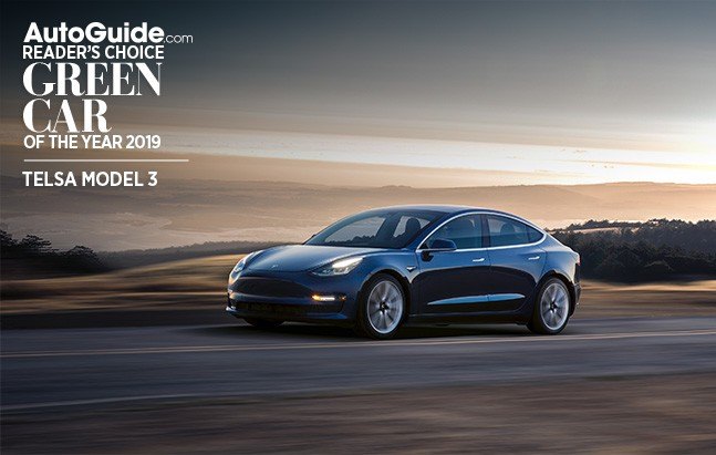 Tesla Model 3 Voted as AutoGuide.com 2019 Reader’s Choice Green Car of the Year