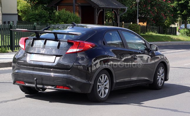Honda Civic Type R Caught Testing Near The Nurburgring Spy Photos Autoguide Com News