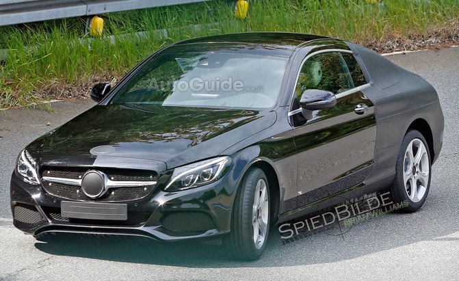 2016 Mercedes C-Class Coupe Spied in the Wild