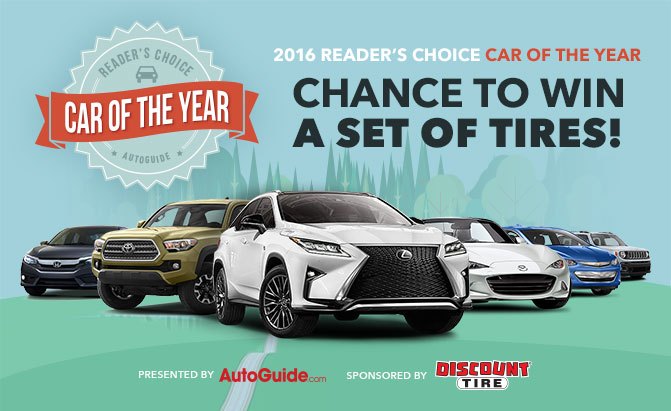 2016 autoguide.com reader's choice car of the year awards