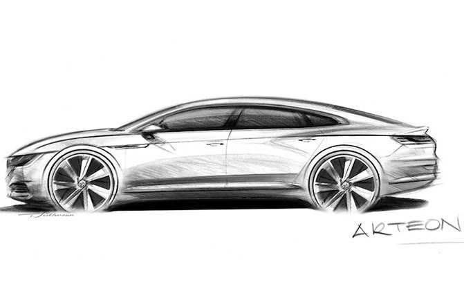 Volkswagen Arteon sketch