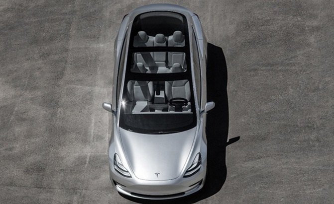 Tesla Model 3 roof