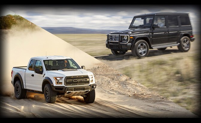 Ford F-150 Raptor or Mercedes-Benz G-Class