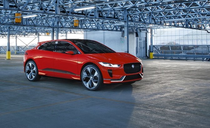 2018 Jaguar i-pace concept in photon red