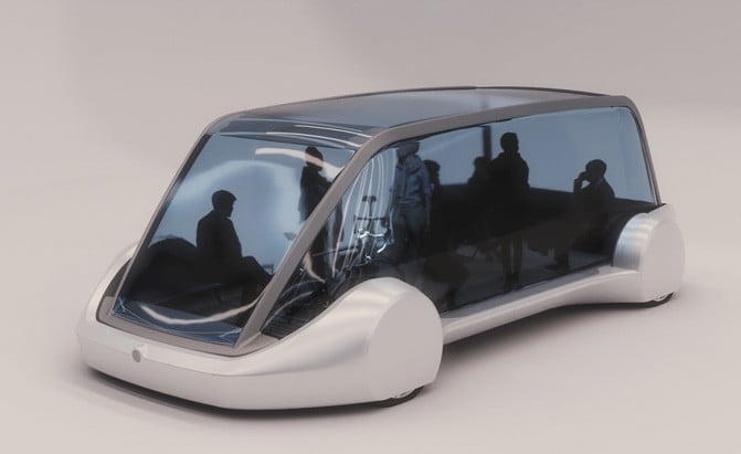 the boring company electric car concept