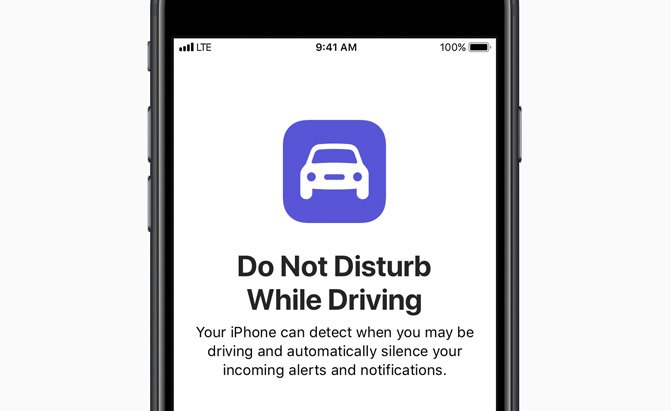 apple do not disturb while driving