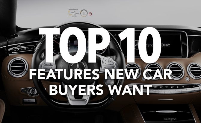 top 10 features new car buyers want