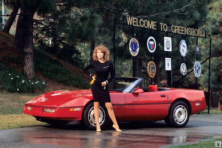 Donna Edmonson, Playmate of the Year 1987 The Corvette was radically redesi...