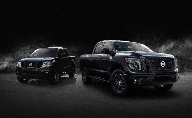 2018 nissan titan and frontier midnight edition