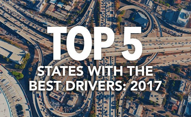 top 5 states with the best drivers