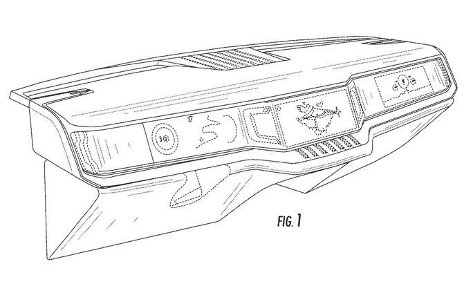 fca three-screen dash patent image