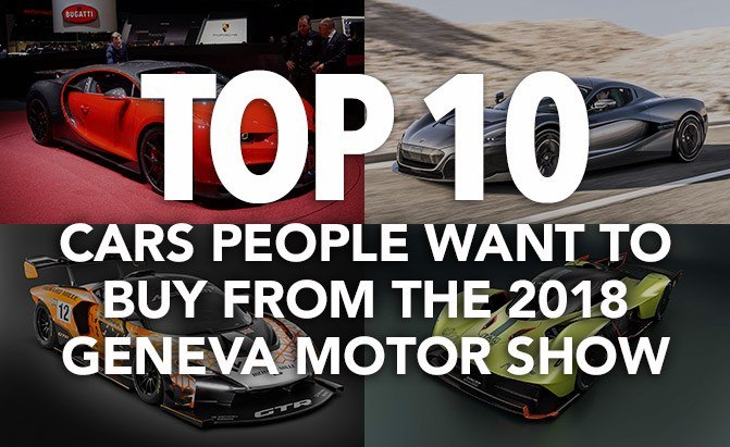 top 10 cars people want to buy from the 2018 geneva motor show