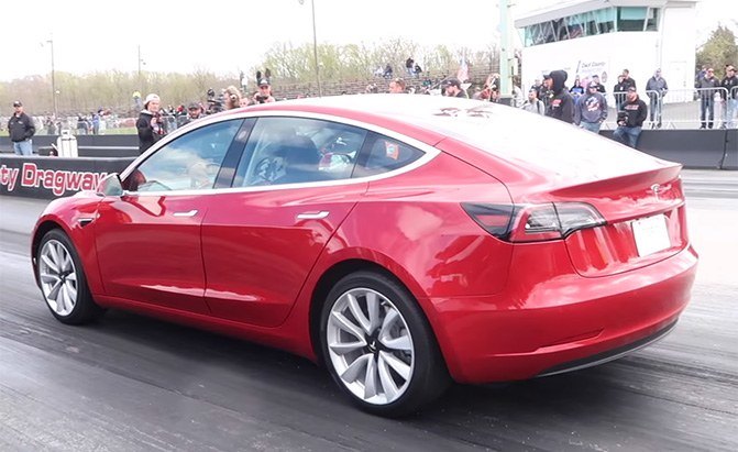 Watch: Tesla Model 3 Runs a 13-Second Quarter Mile