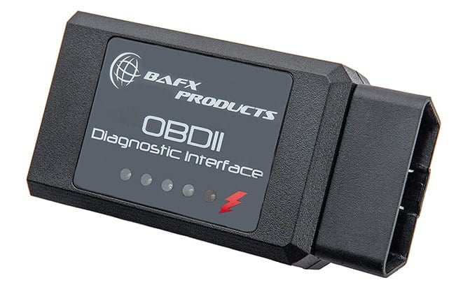 bafx products bluetooth diagnostic obd2 reader scanner