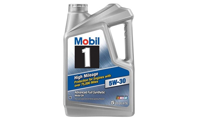 mobil 1 high mileage synthetic motor oil
