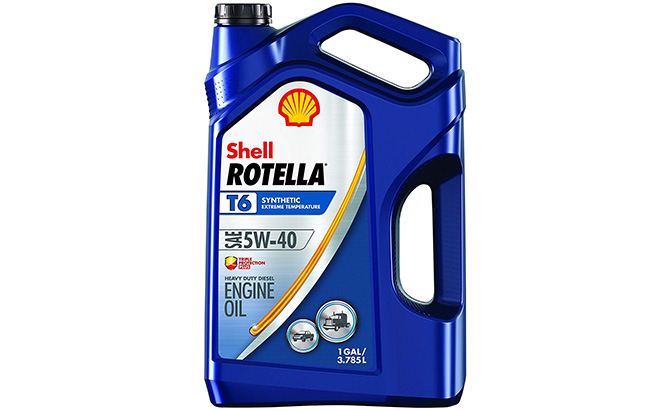 Полностью синтетическое дизельное масло Shell RotellaT6