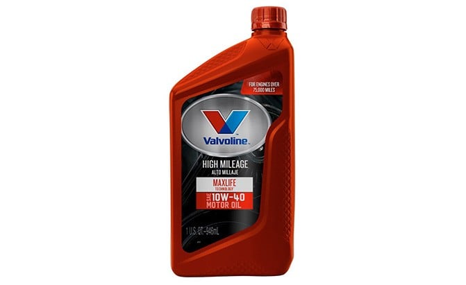 Valvoline High Mileage with MaxLife Technology Synthetic Blend Motor Oil