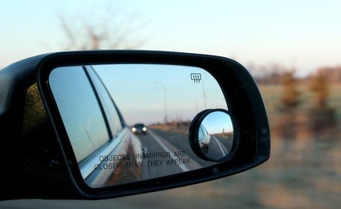 Dependable Direct HD Frameless Blind Spot Mirror 