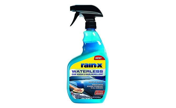 rain-x waterless car wash and rain repellent