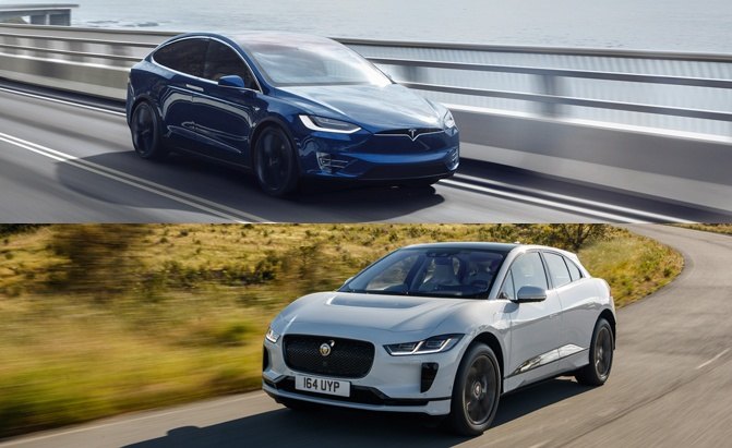 Tesla Model X vs Jaguar I-Pace