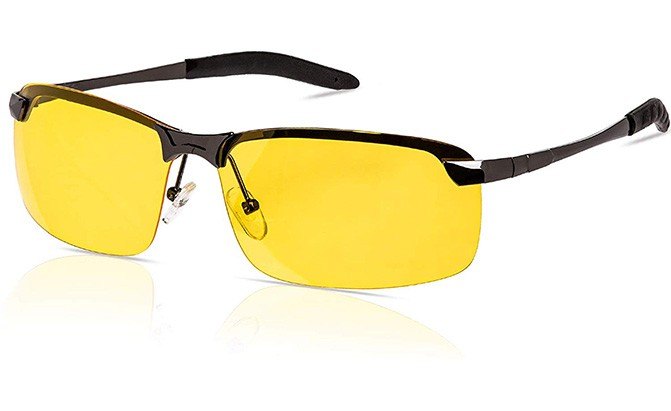 Lenses Sunglasses Night Vision Goggles Driving Glasses UV Driving Protectio Z3D4 