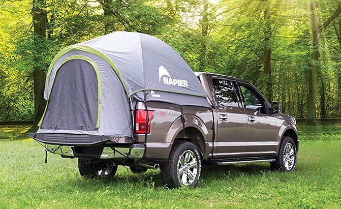 Napier Sportz Truck Tent for GMC Sierra 5.8 Foot Bed Crew Cab Camping 57890 