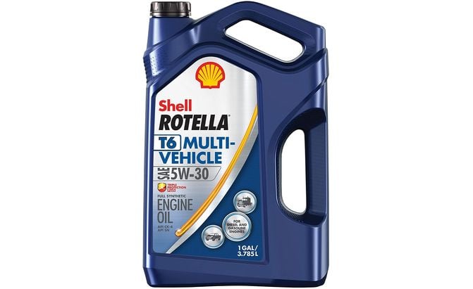  Shell Rotella T6 Full Synthetic Multi-Vehicle 5W-30 Diesel Engine Oil 
