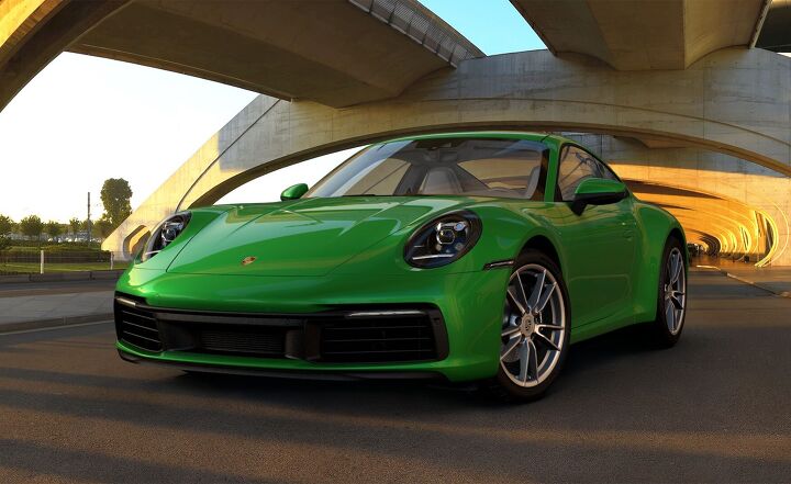 2021 Porsche 911 Python Green Featured