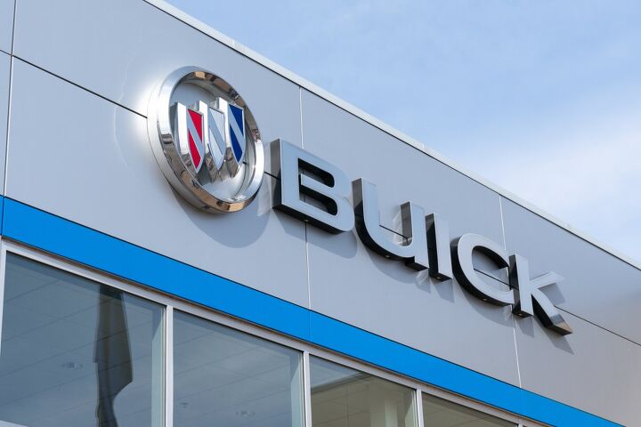 A Buick dealership sign.