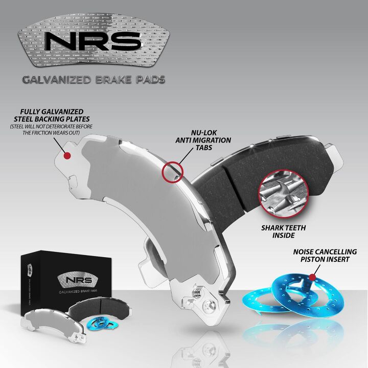 How long do brake pads last? Longer with NRS Brakes' galvanized pads.