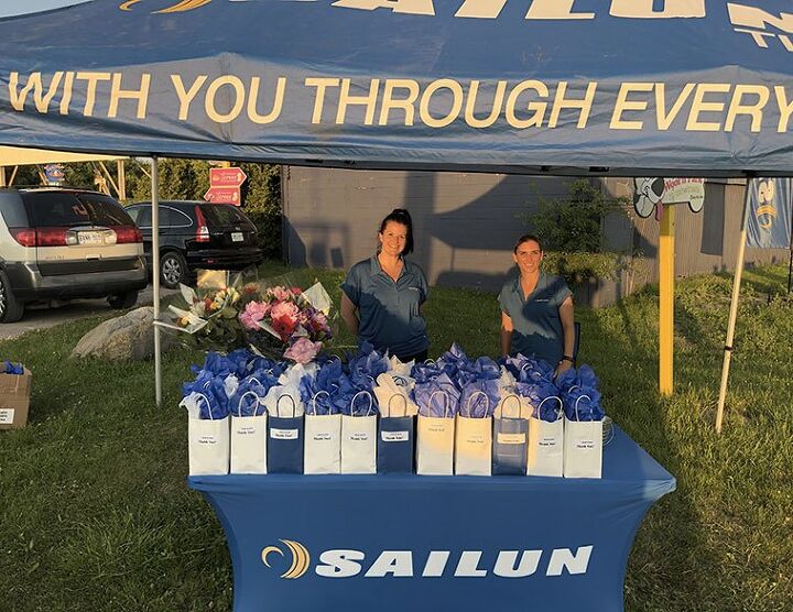 Sailun Tires and a drive-in movie night made a perfect fit for this special event.