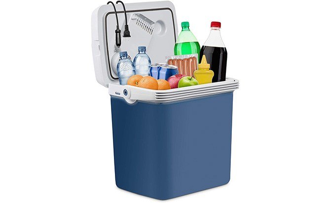 ivation 27-quart electric cooler and warmer