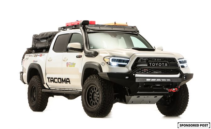 Toyota fully kitted out a Tacoma TRD Pro for SEMA360.