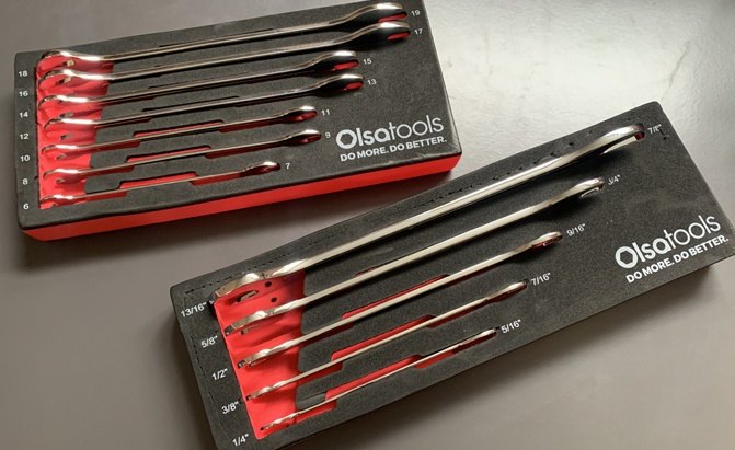 We've reviewed the Olsa Tools Slim Profile Wrench Set.