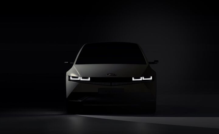 2022 Hyundai Ioniq 5 front end teaser