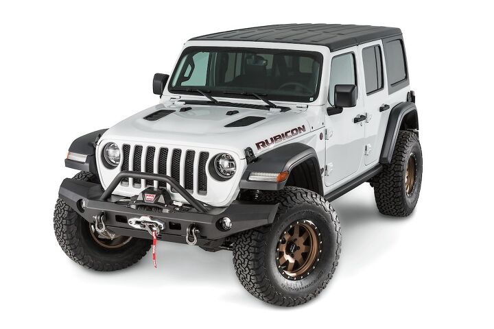 Jeep JL WARN Elite Series full Bumper with grille guard