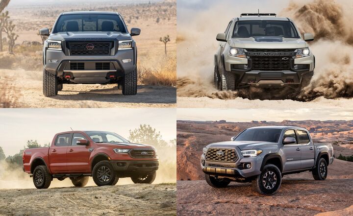 2022 Nissan Frontier vs Toyota Ford Ranger and