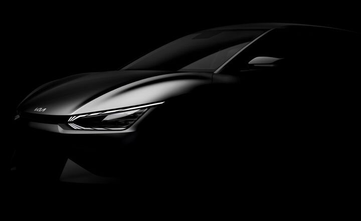 2022 Kia EV6 teaser front-end and headlight