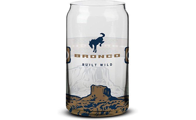 Ford Bronco Can-Shaped Beer Glass