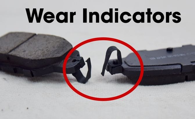 brake pad wear indicators