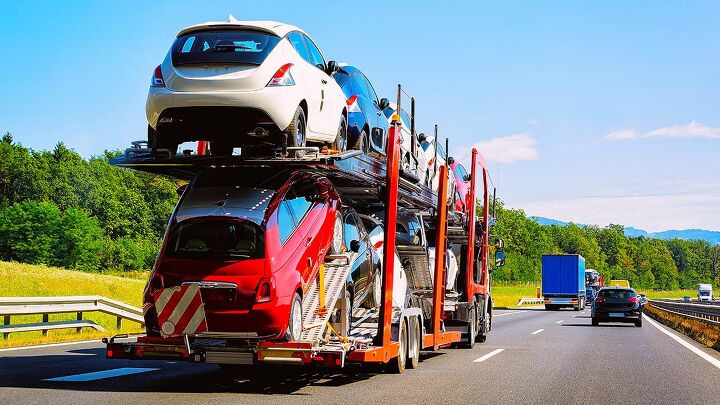 A car carrier truck moves vehicles for one of the industry's best car shipping companies.